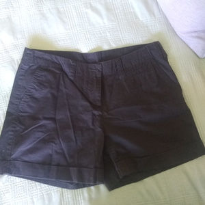 Willi Smith chocolate brown mid-length shorts